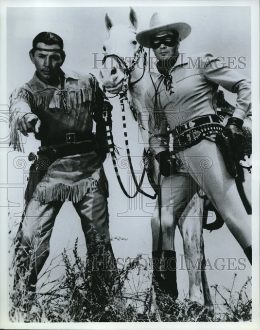 Press Photo Scene from The Lone Ranger - Historic Images