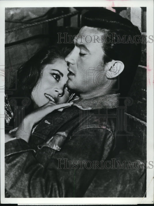 1968 Press Photo Jane Fonda & Laurence Harvey in Walk on the Wild Side - Historic Images