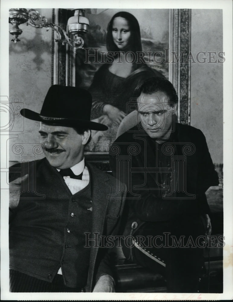 1966 Karl Malden, Marlon Brando in One-Eyed Jacks - Historic Images
