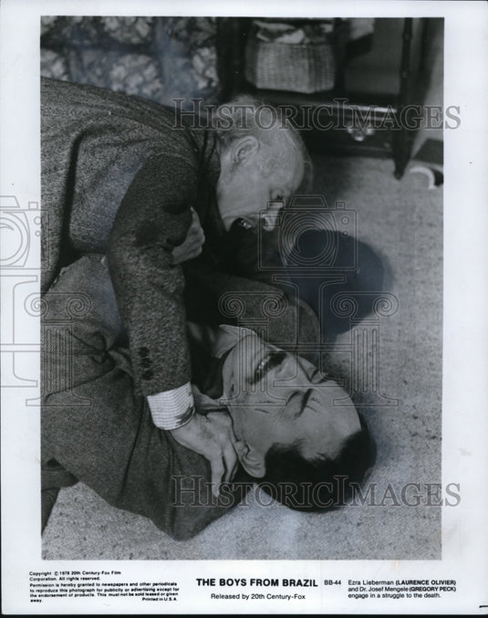 1978 Press Photo Twentieth Century Fox presents Boys From Brazil with Gregory - Historic Images