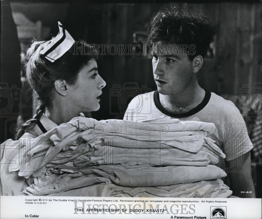 1974 Press Photo The Apprenticeship of Duddy Kravitz Actors Richard Dreyfuss, - Historic Images