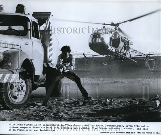1969 Press Photo Jack Palance in They Came to Rob Las Vegas - Historic Images