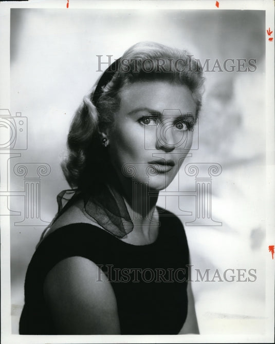 1953 Press Photo Joan Caulfied in Burke's Law - Historic Images