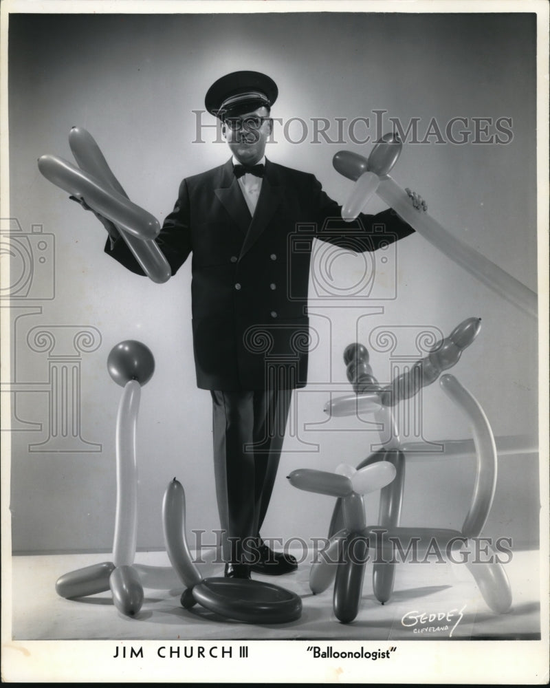 1964 Balloonologist Jim Church III - Historic Images