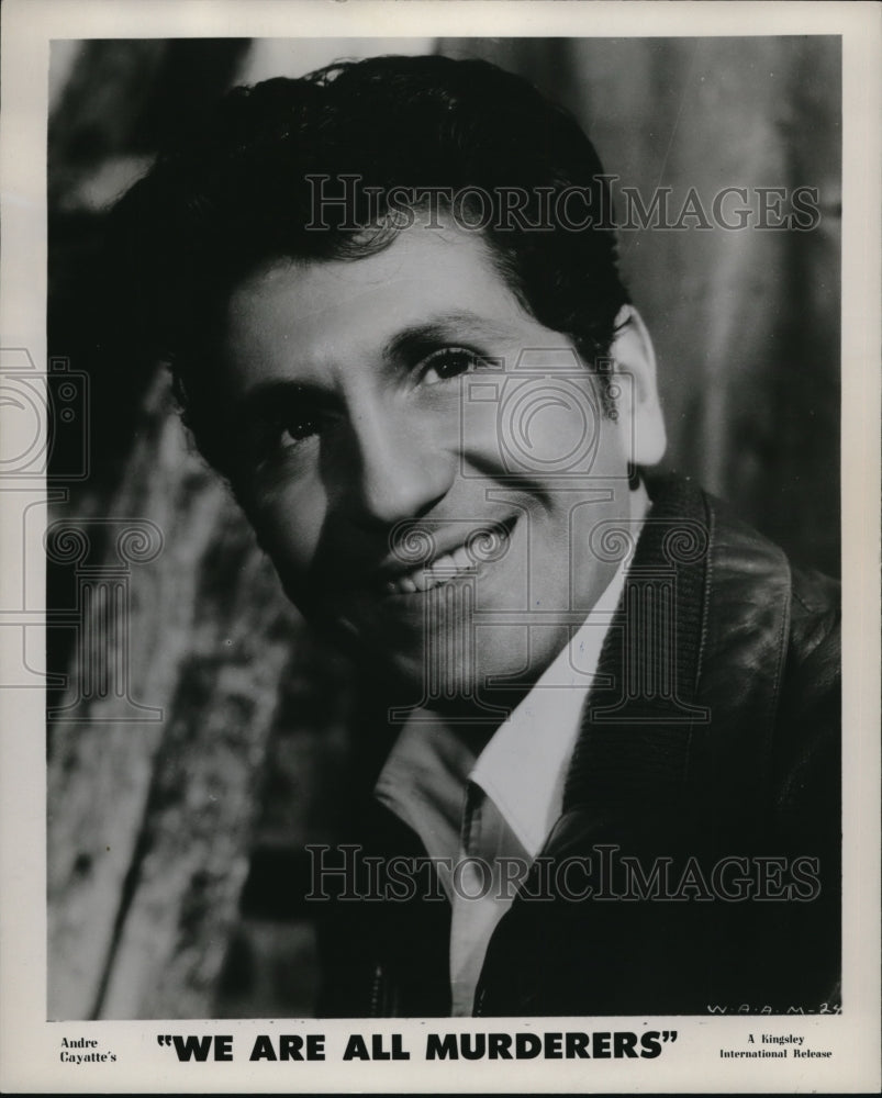 1957 Marcel Mouloudji in We Are All Murderers - Historic Images