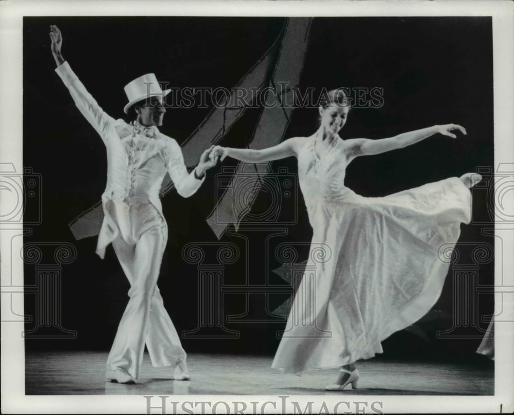 1984 Press Photo Dennis Nahat &amp; Cynthia Graham of Cleveland Ballet - cvp75263- Historic Images