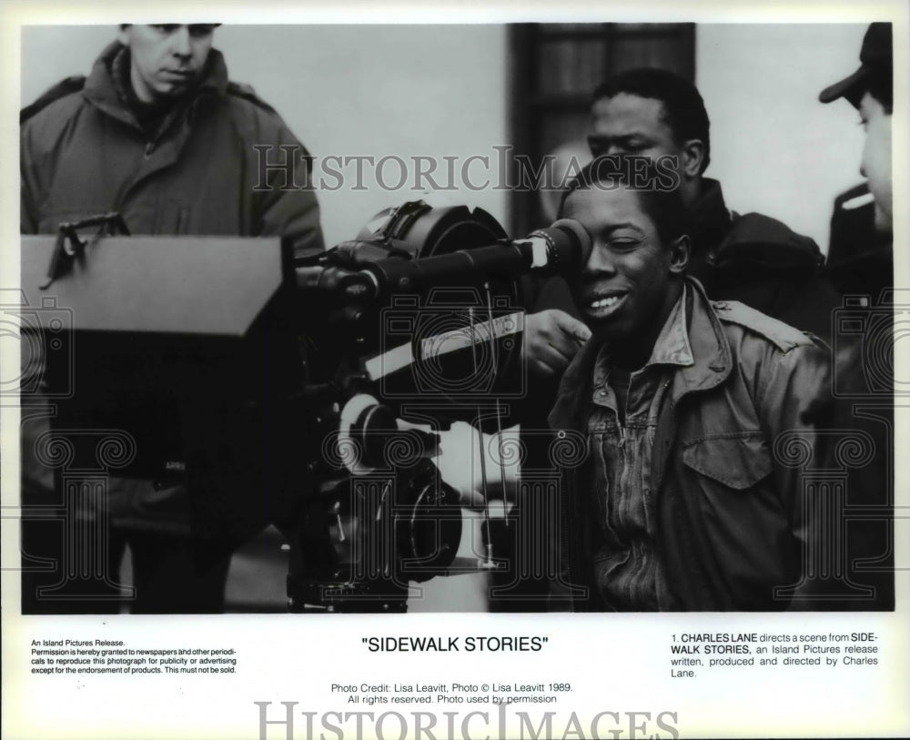 1991 Press Photo Charles Lane of Sidewalk Stories - cvp75267 - Historic Images