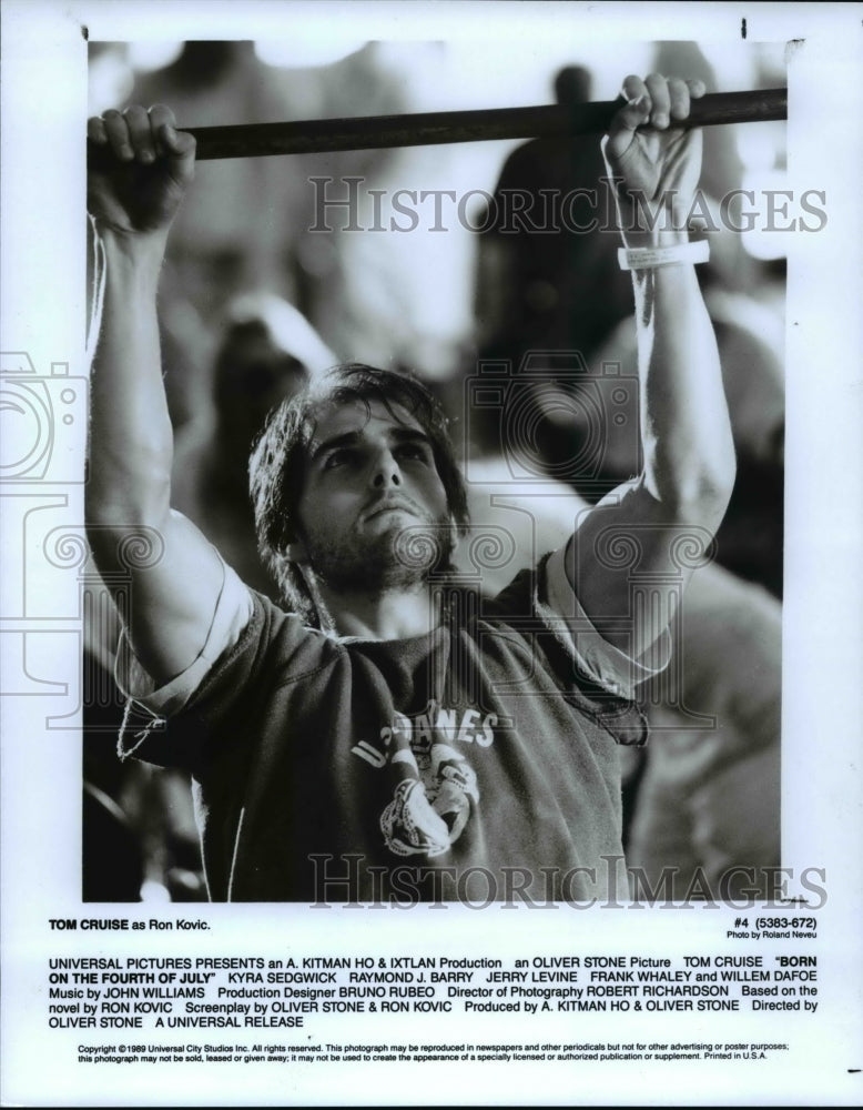 1989 Press Photo Tom Cruise in Born of the 4th of July - cvp75456 - Historic Images