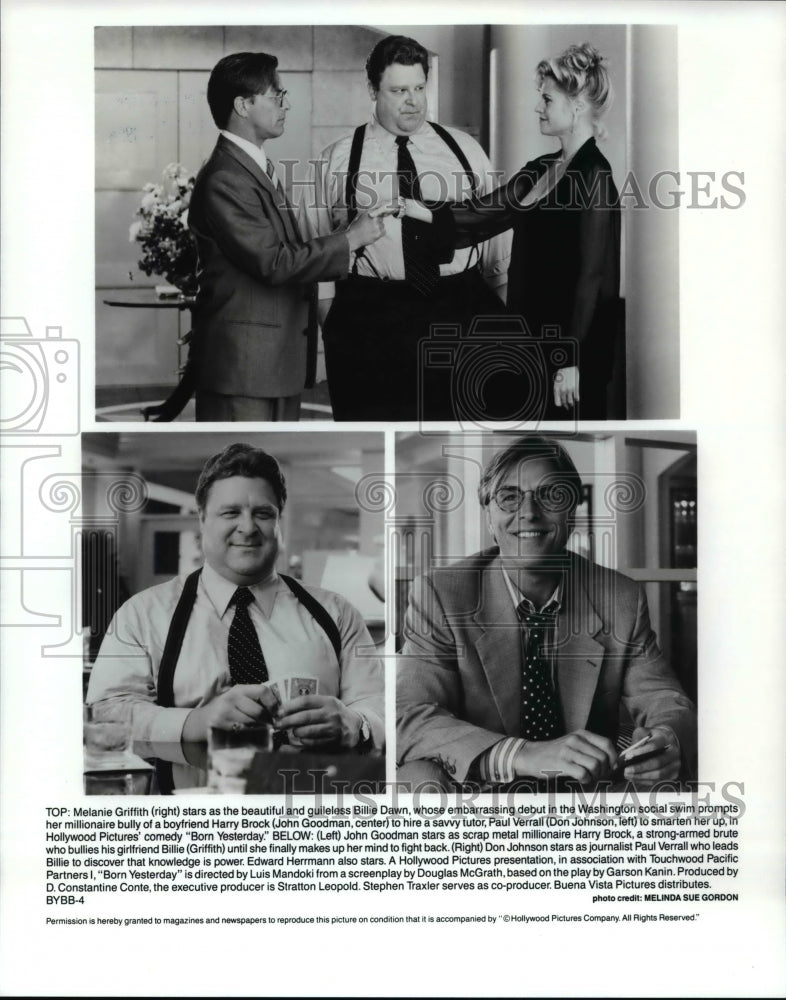 1994, Melanie Griffith & Don Johnson in Born Yesterday - cvp75460 - Historic Images