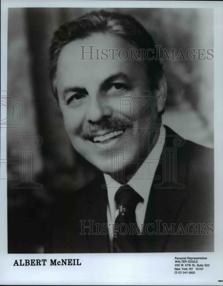 1992 Press Photo Singer Albert McNeil - cvp75635 - Historic Images