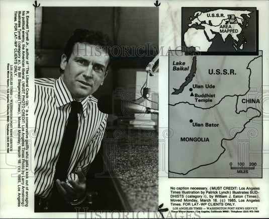 1985 R Emmett Tyrell Jr Author of The Liberal Crack Up - Historic Images