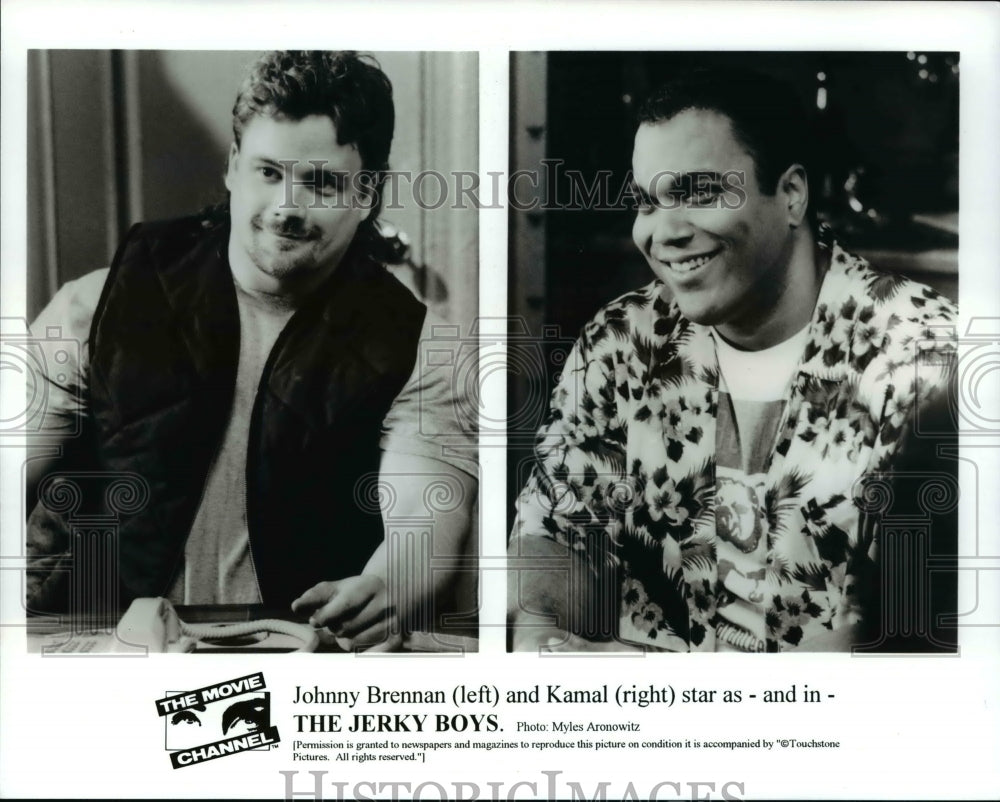 1996, Johnny Brennan & Kamal in The Jerky Boys - Historic Images