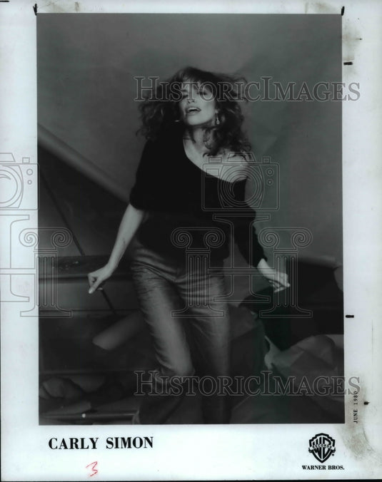 1987 Press Photo Carly Simon - cvp76174- Historic Images