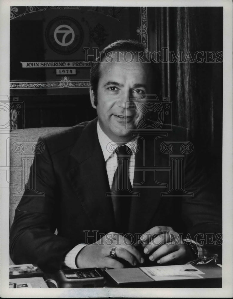 1981 Press Photo John C Severino President ABC Television-Historic Images