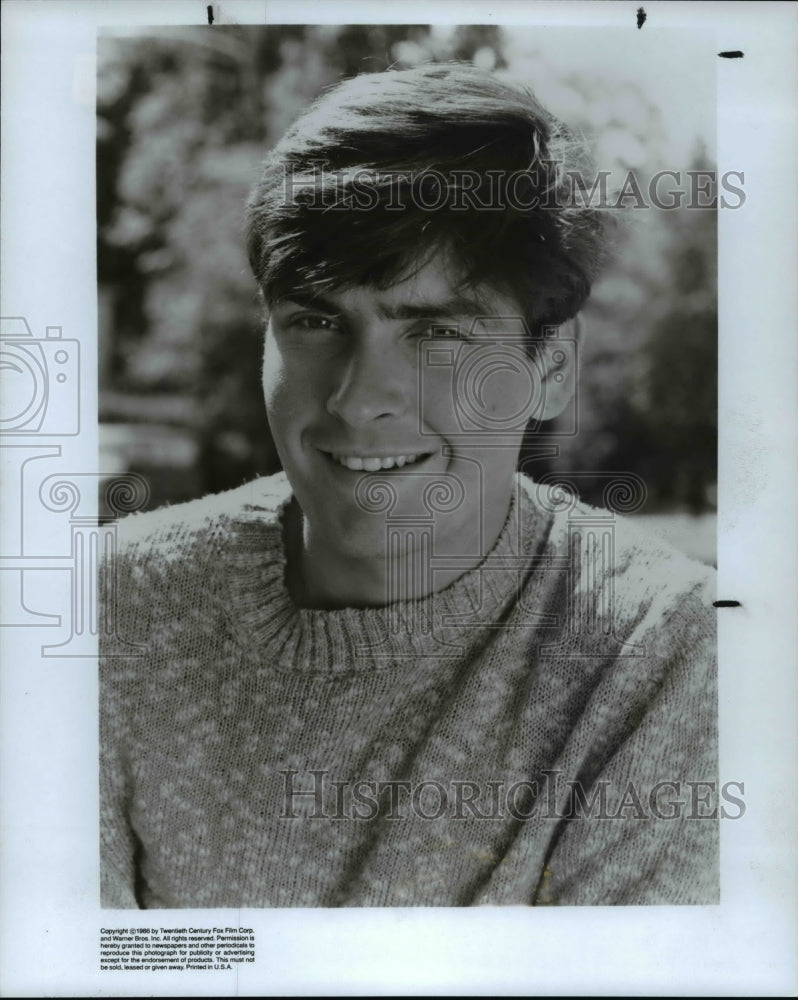 1986 Charlie Sheen in Lucas - Historic Images