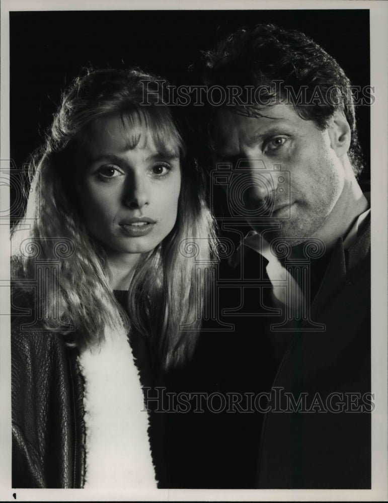 1988, NBC presents Something Is Out There with Joe Cortese and Maryam - Historic Images