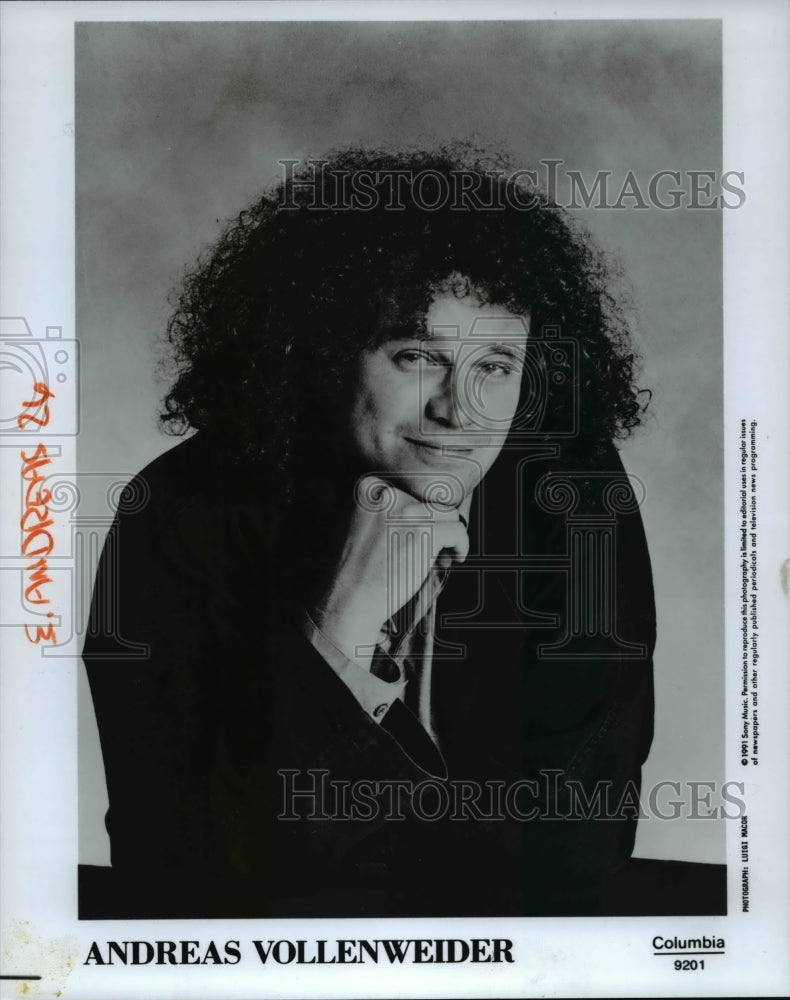 1992 Press Photo Andreas Vollenweider-Historic Images