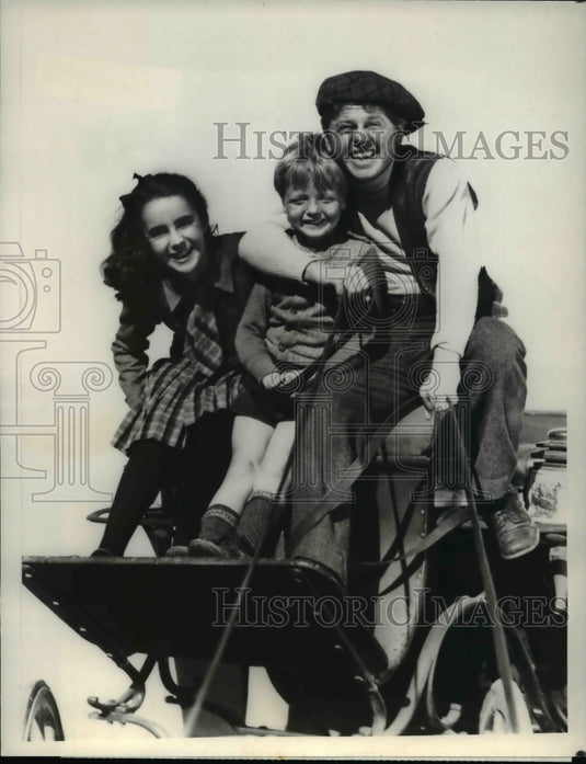 1978 Press Photo Elizabeth Taylor, Jackie Jenkins in National Velvet - cvp76577 - Historic Images