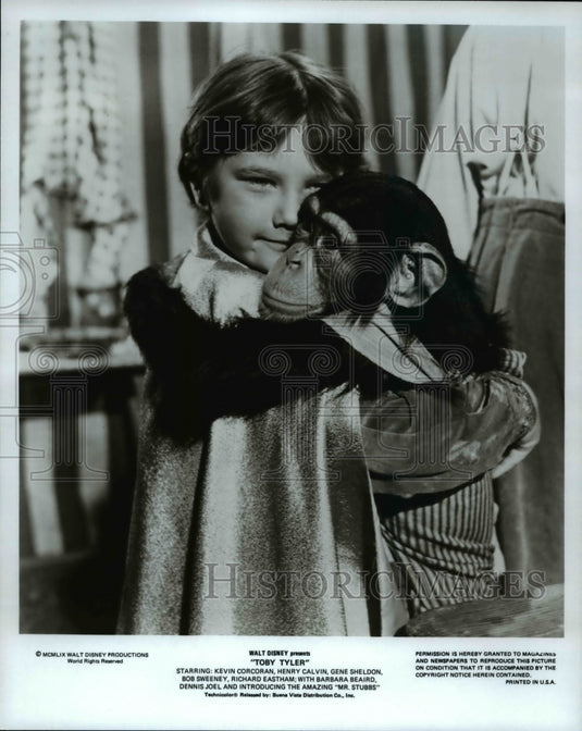 1964 Press Photo Kevin Corcoran in Toby Tyler - Historic Images