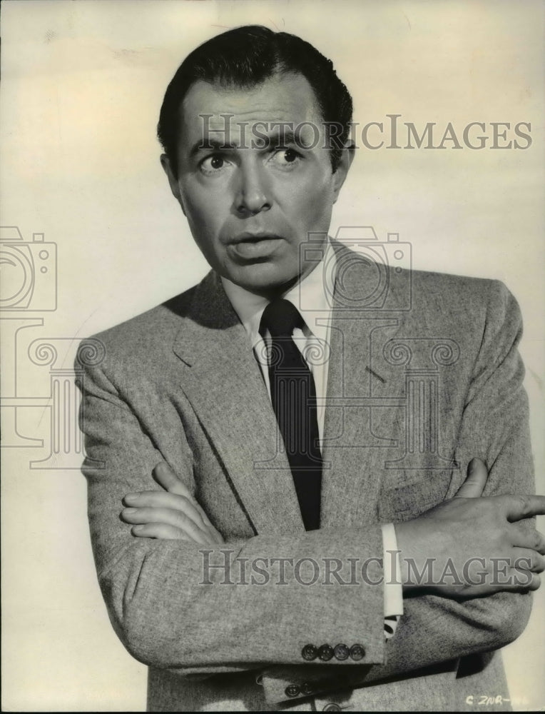 1956 Press Photo James Mason in Forever Darling - cvp76640-Historic Images