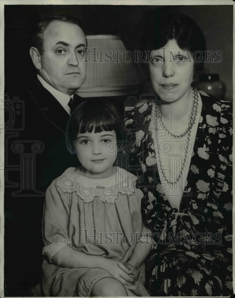 1930 Press Photo State Senator Daniel E Morgan & Family - cvp76668 - Historic Images