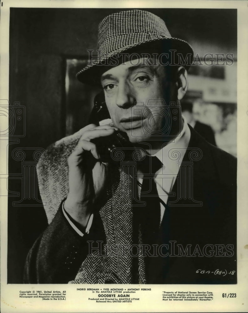 1961, Yves Montand in Goodbye Again - cvp76699 - Historic Images