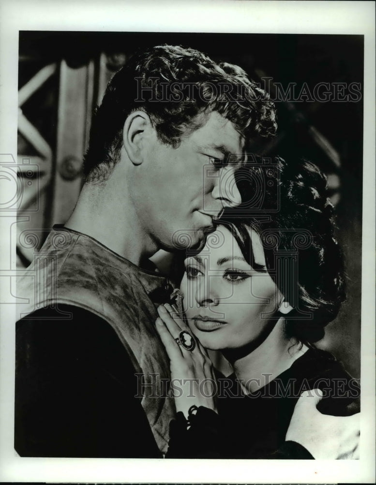 1970, Sophia Loren &amp; Stephen Boyd in The Fall of The Roman Empire - Historic Images