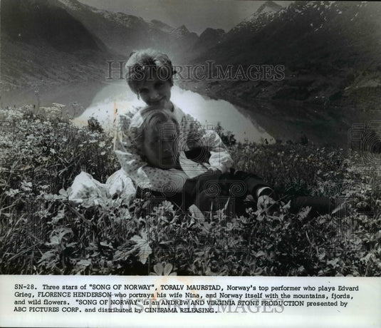 1971 Press Photo ABC presents Song Of Norway with Florence Henderson and - Historic Images