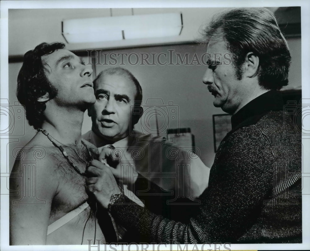 Press Photo NBC presents The Police Story with Ed Asner - Historic Images