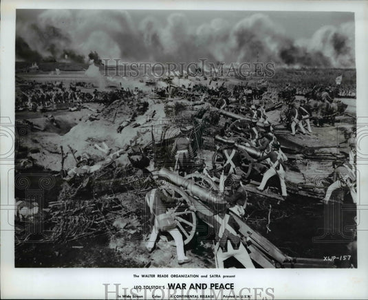 1969 Press Photo Battle of Borodino Scene in War and Peace - Historic Images