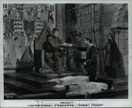 1967 Press Photo Richard Burton in Becket - Historic Images