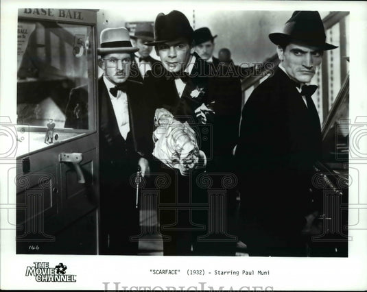 1932 Press Photo Paul Muni in Scarface - Historic Images