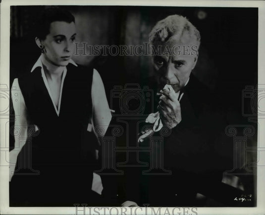 1976 Press Photo Charlie Chaplin and Claire Bloom in Limelight - Historic Images