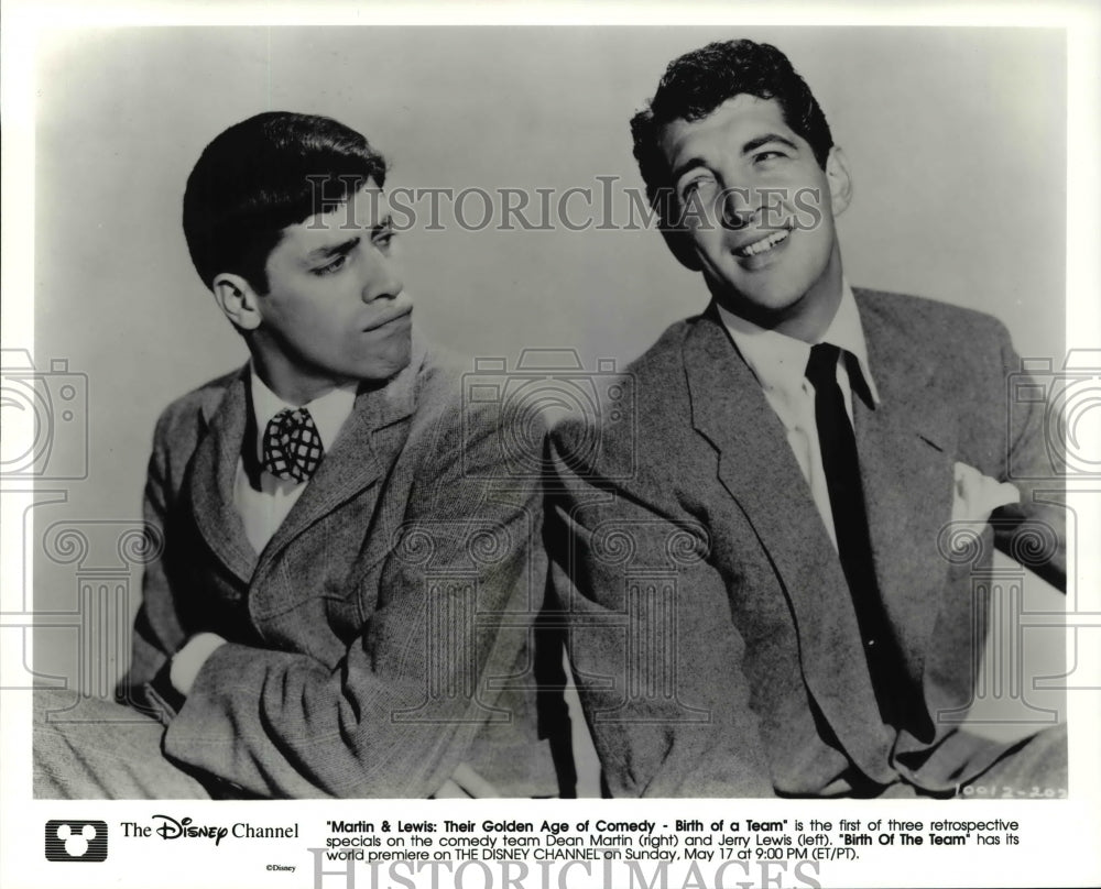 1992 Disney presents Birth Of A Team with Dean martin and Jerry-Historic Images