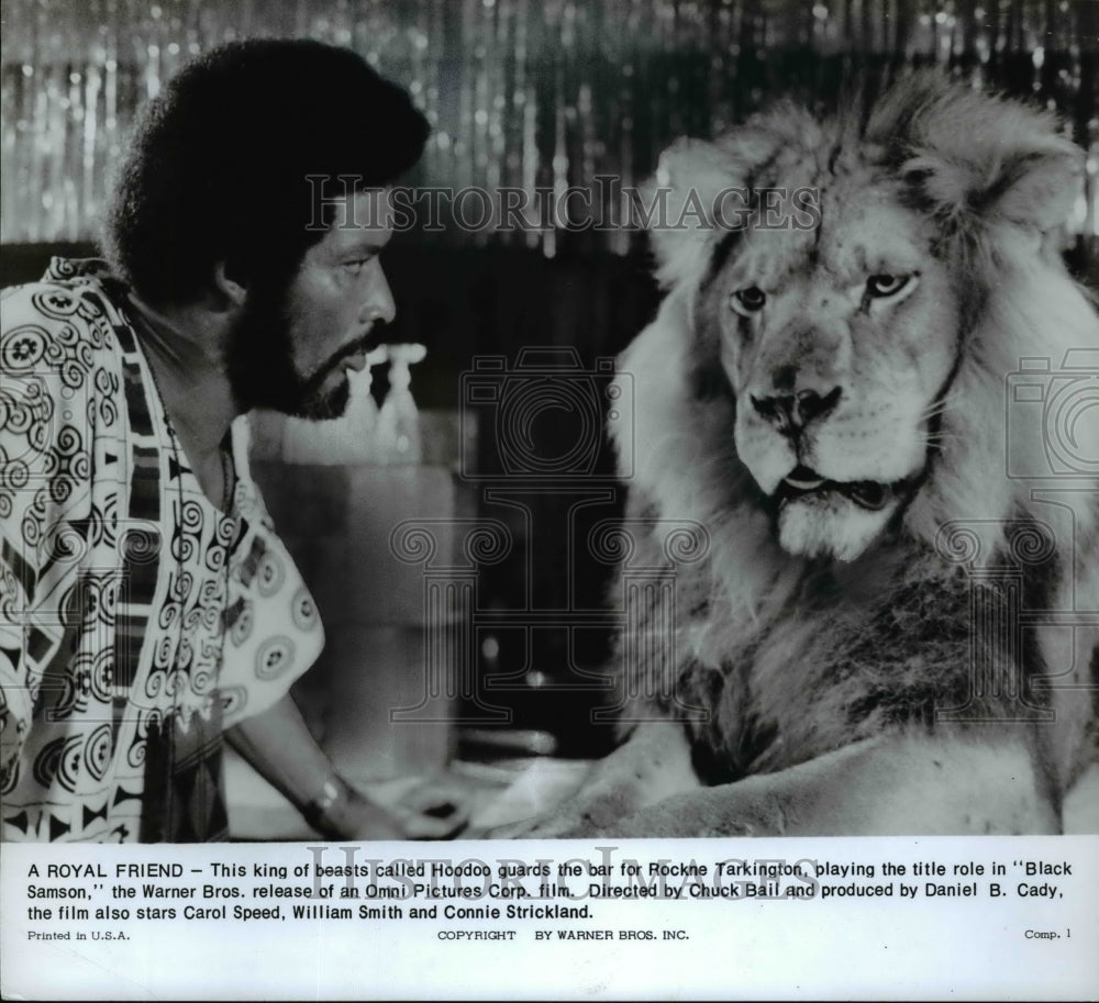 1974 Rockne Tarkington in Black Samson - Historic Images