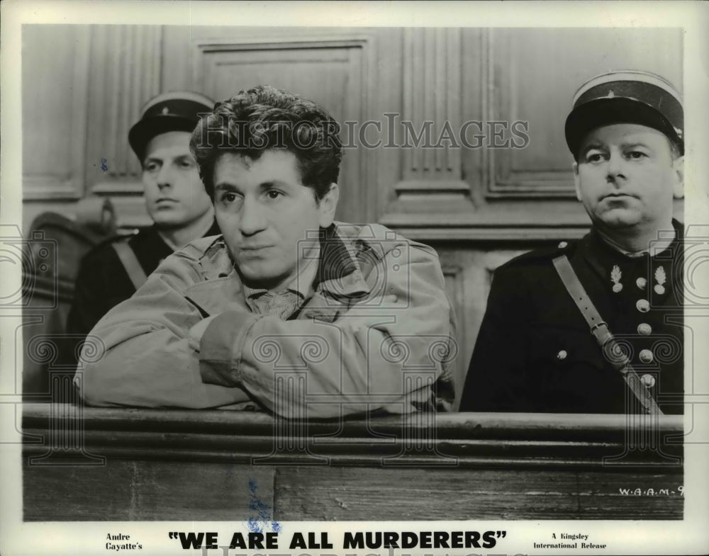 1957 Press Photo Marcel Mouloudji in We Are All Murderers - Historic Images