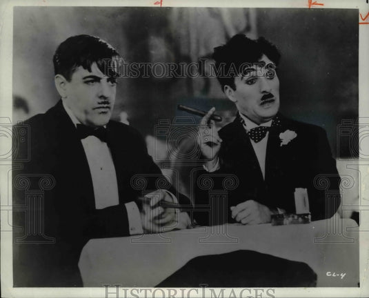 1976 Press Photo Harry Myers and Charlie Chaplin in City Lights - Historic Images