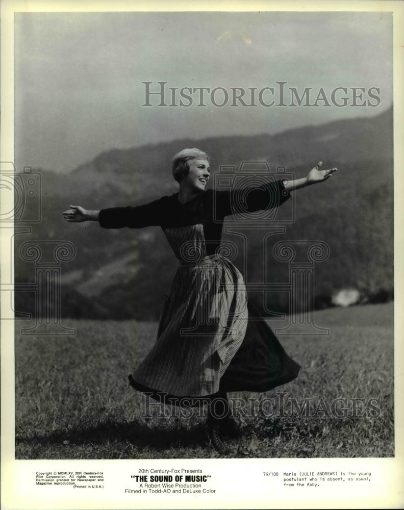 1978 Press Photo Julie Andrews in The Sound of Music - Historic Images
