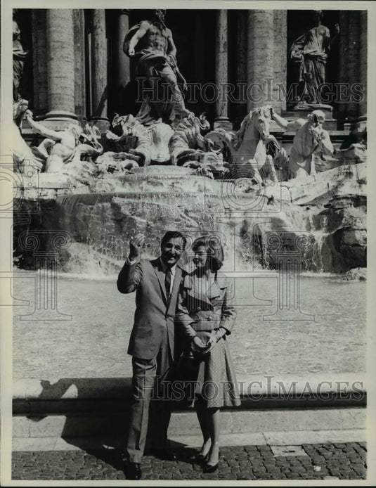 1963 Press Photo Danny Thomas & Marjorie Ford - Historic Images