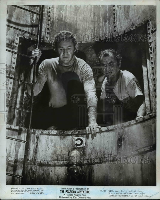 1972 Press Photo 20th Century Fox presents The Poseidon Adventure with Gene - Historic Images