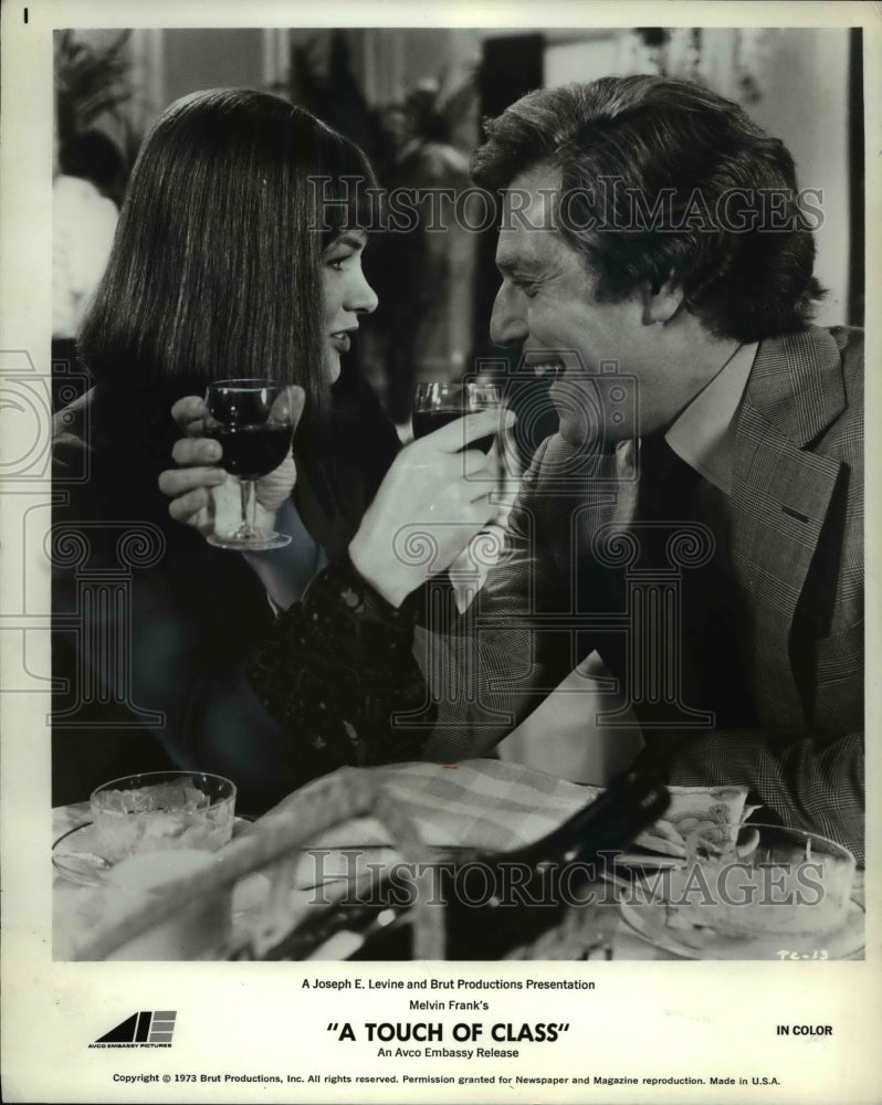 1973 Press Photo Scene from A Touch of Class - Historic Images