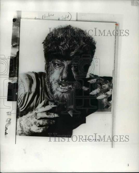 1976 Press Photo Lon Chaney Jr of The Woflman - cvp77714 - Historic Images