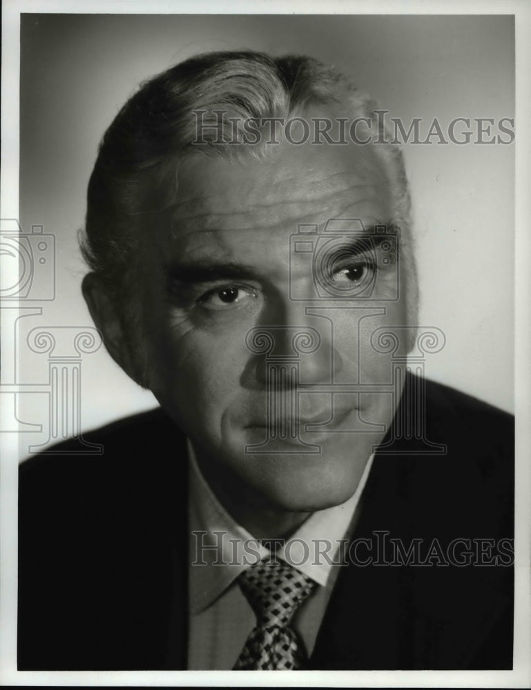 1972 Press Photo Lorne Greene in The Tonight Show Starring Johnny Carson - Historic Images