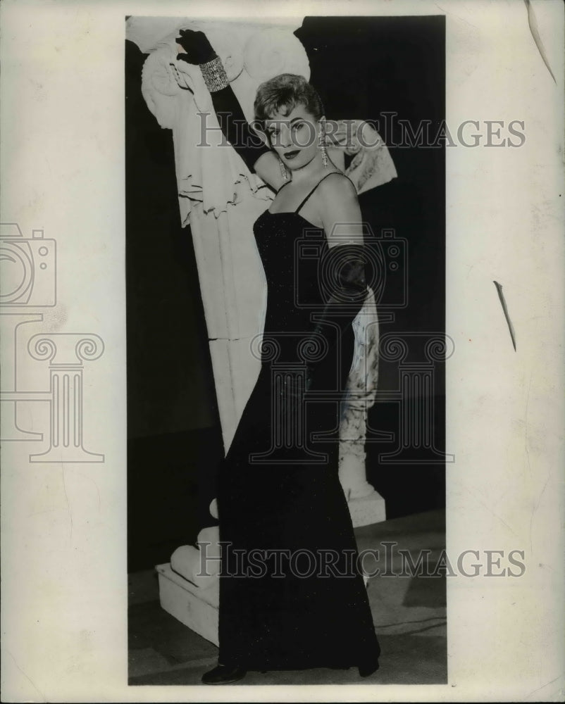 1956 Press Photo Actress Janis Paige - cvp77836 - Historic Images