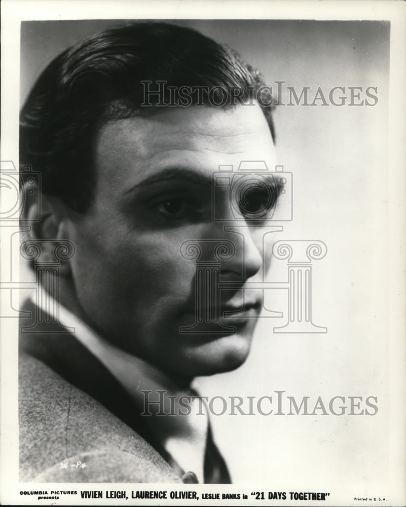 1940 Press Photo Laurence Olivier in 21 Days Together - Historic Images