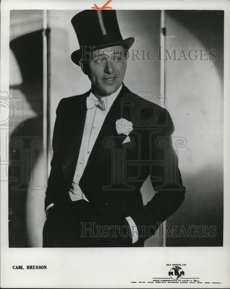 1953 Press Photo Carl Brisson - Historic Images