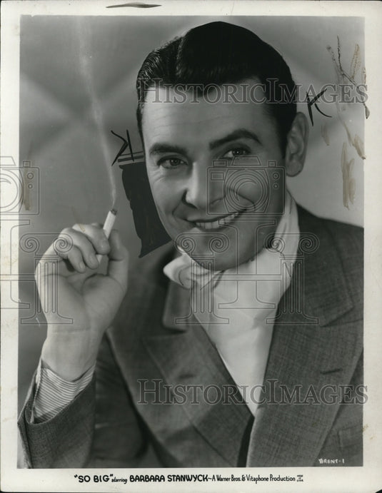 1932 Press Photo George Brent - Historic Images