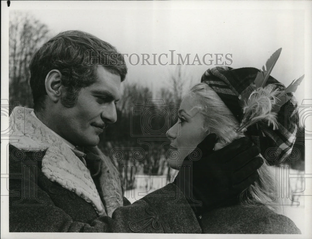 1968 Press Photo Catherine Deneuve & Omar Sharif in Mayerling - Historic Images