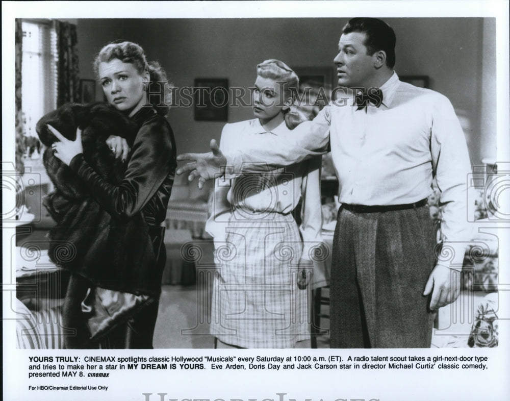 1933, Eve Arden, Doris Day & Jack Carson in My Dream is Yours - Historic Images