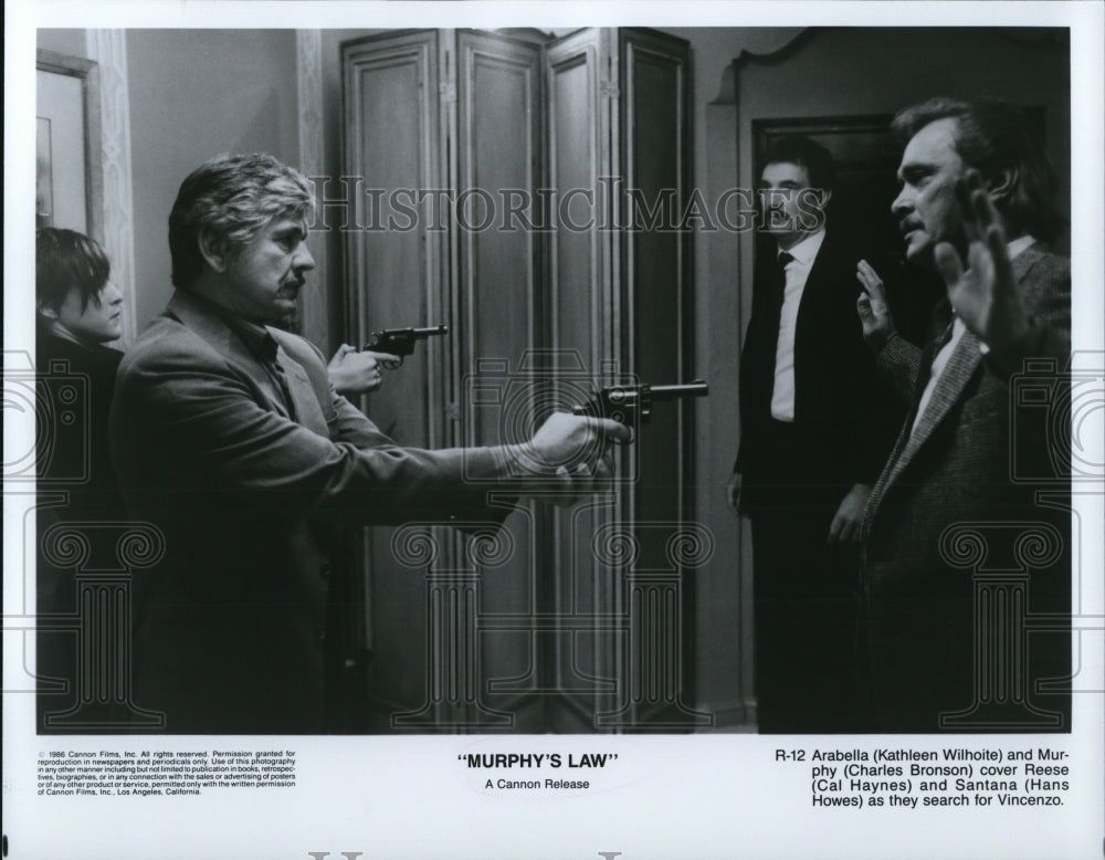 1986, Kathleen Wilhoite, Charles Bronson &amp; Cast of Murphy&#39;s Law - Historic Images